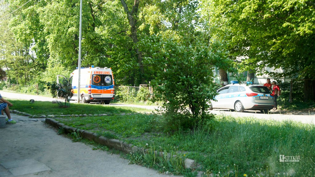 Potrącony chłopiec w Skotnikach