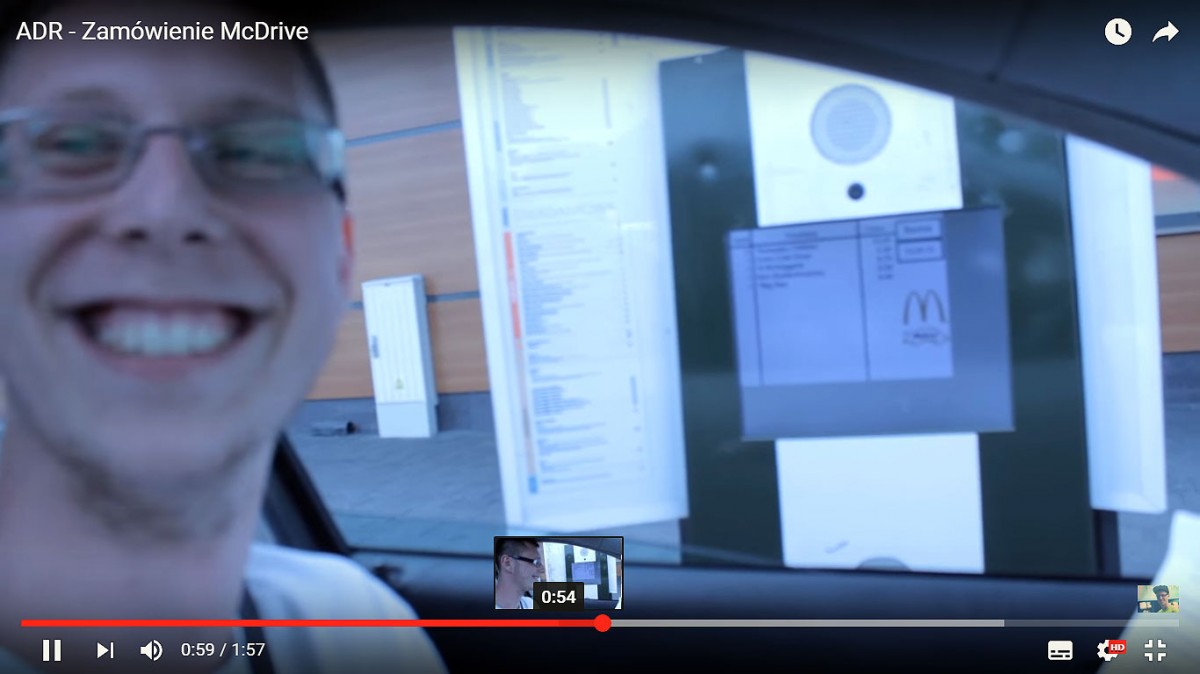 ADR zamawia sałateczkę, czyli rap w McDrive