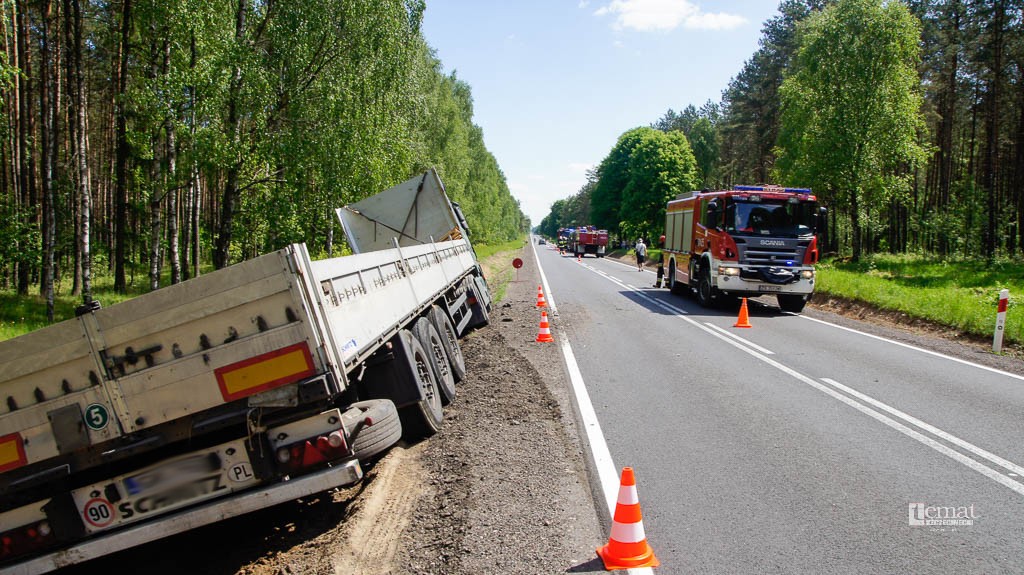 Kolizja ciężarówki i busa z dziećmi. Zawiniła ambicja kierowców?