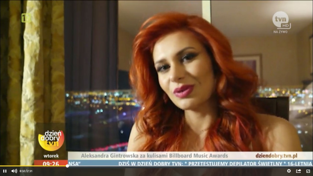 Ola Gintrowska w „Dzień Dobry TVN”. O spotkaniu z Rihanną i Billboard Music Awards