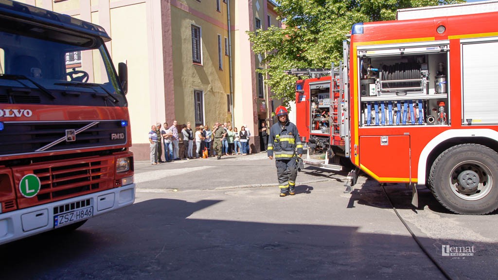 Planowany pożar w serwerowni WKU