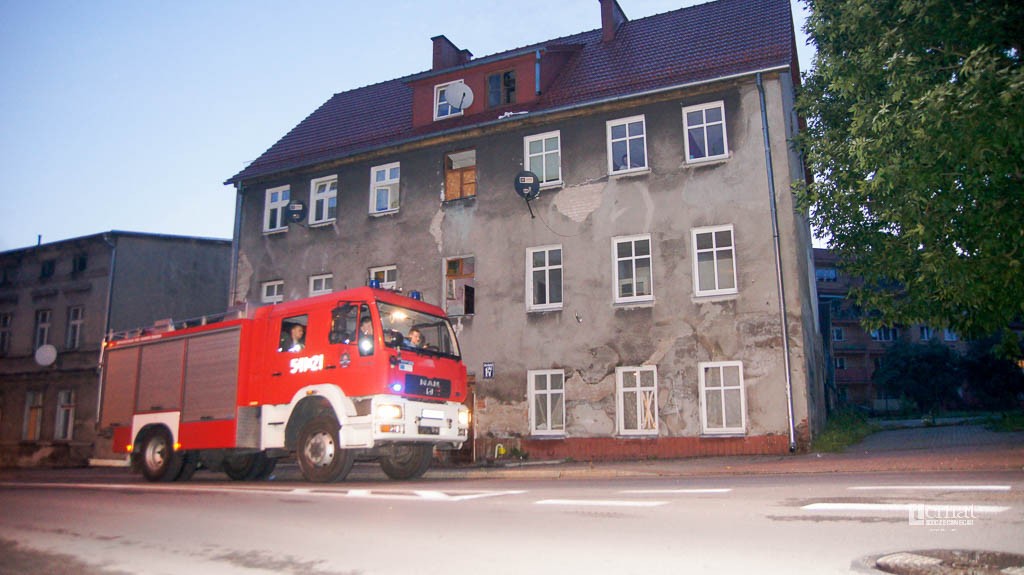 Znów pożar przy A. Krajowej 17