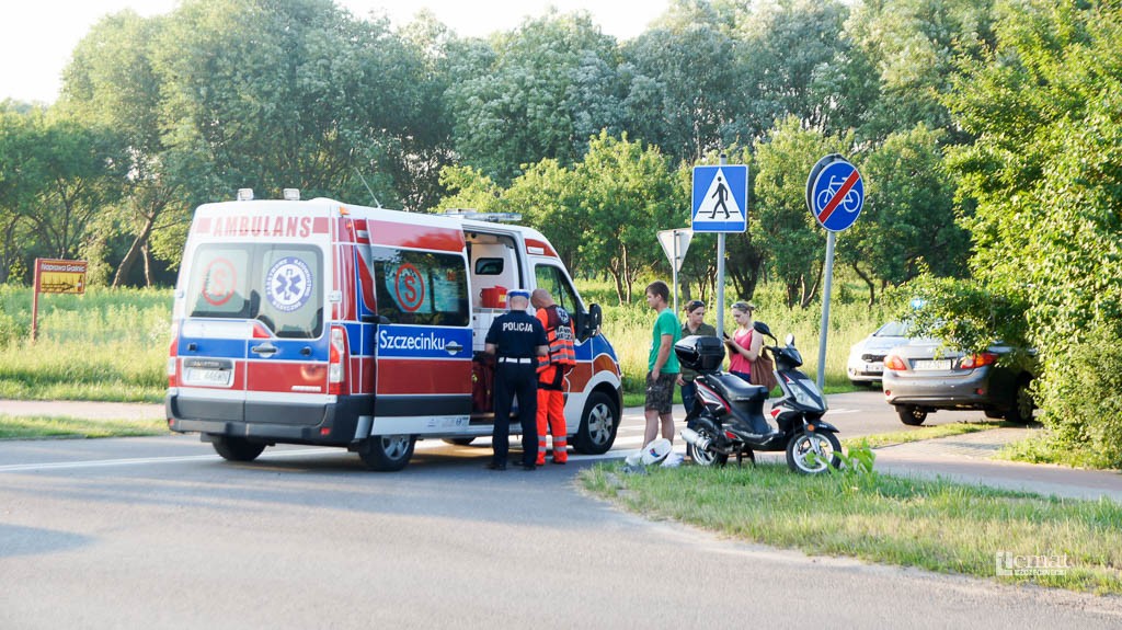Zderzenie ze skuterem