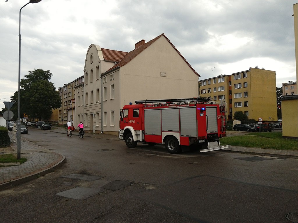 Interwencja na ul. Kopernika. To był żart