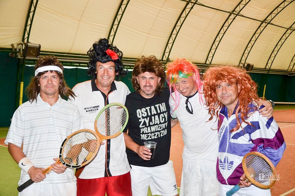 To był tenis w stylu retro