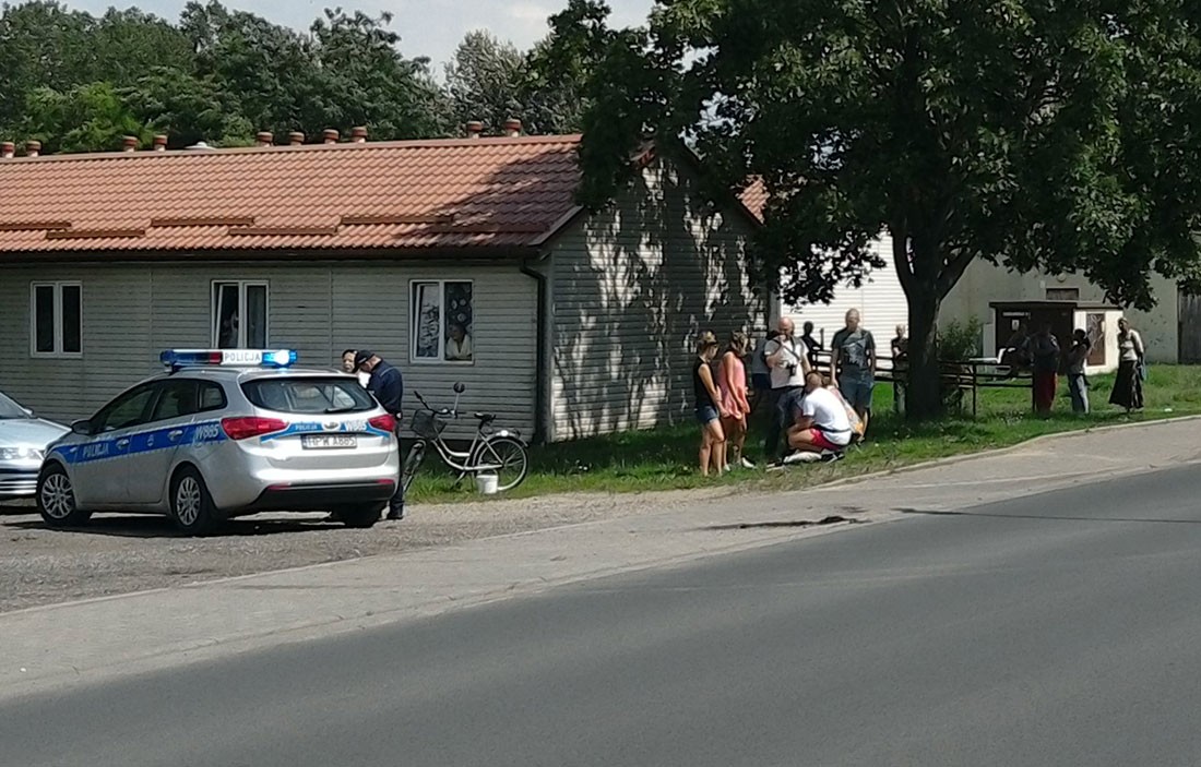 Potrącenie rowerzystki na ul. Polnej. Sprawca odjechał