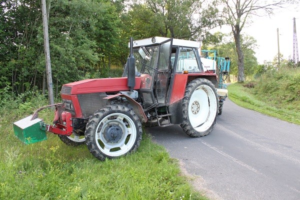 Policyjna pogoń za traktorami