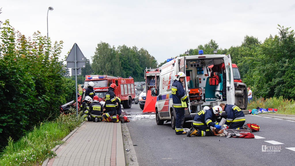 Okropny wypadek niedaleko Turowa. Dziecko zmarło (akt.)