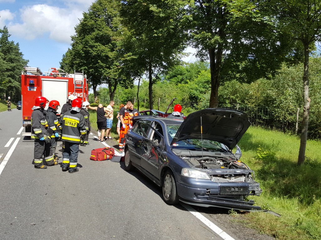 Groźny wypadek na krajowej 