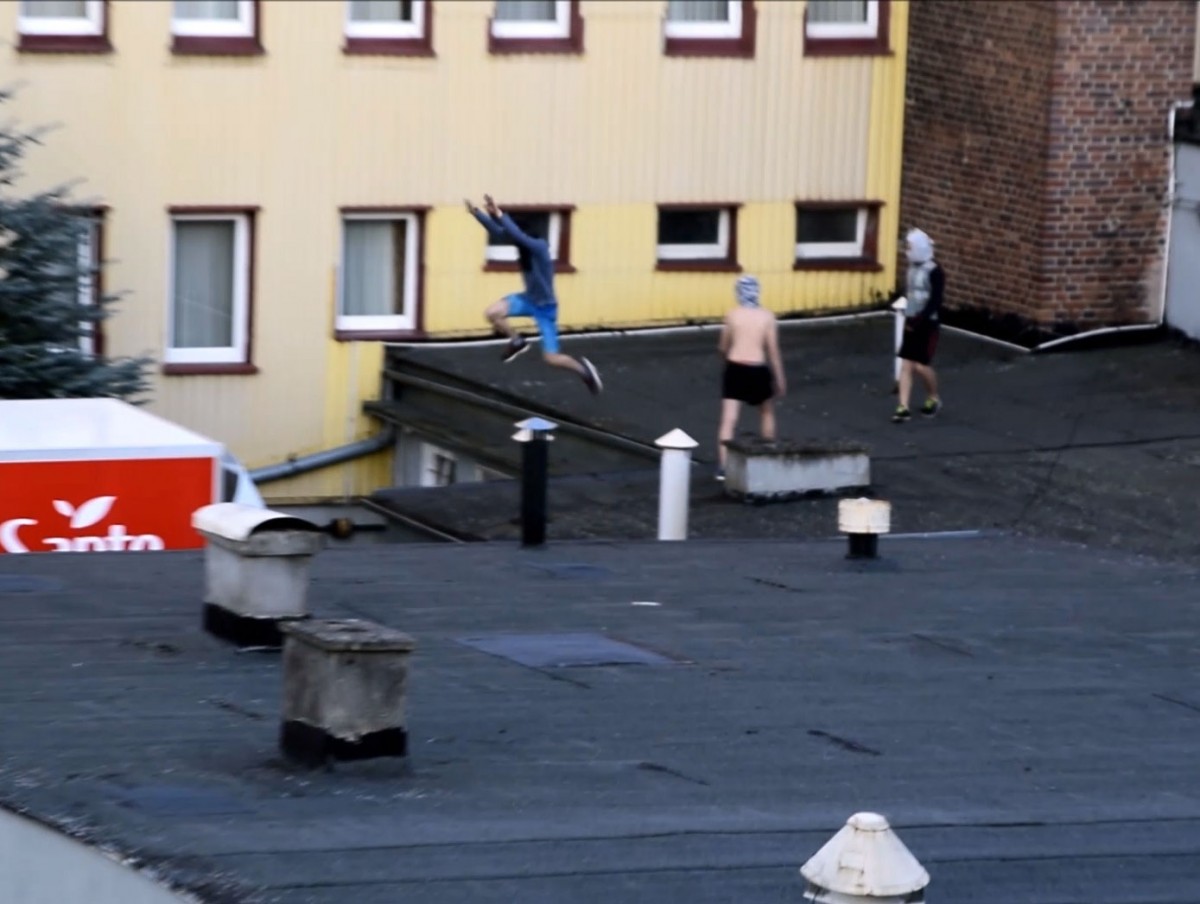 Tak się uczą przyszli parkourowcy
