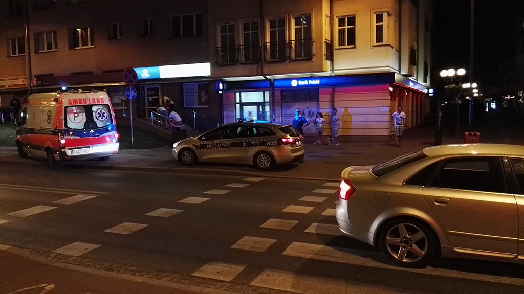 Potrącenie na przejściu dla pieszych