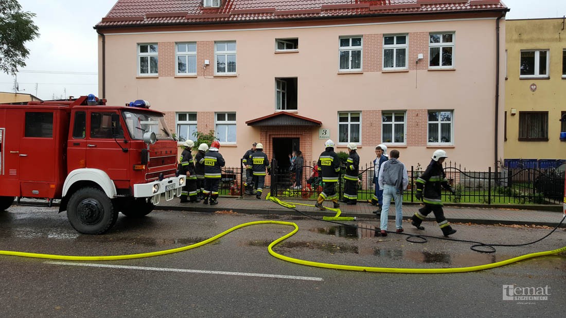 Zwarcie instalacji spowodowało pożar w piwnicy
