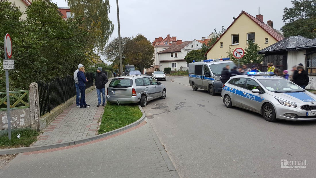 Kolizja czterech aut na ul. Chełmińskiej