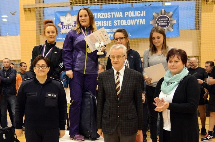 Policjantka ze złotym medalem 