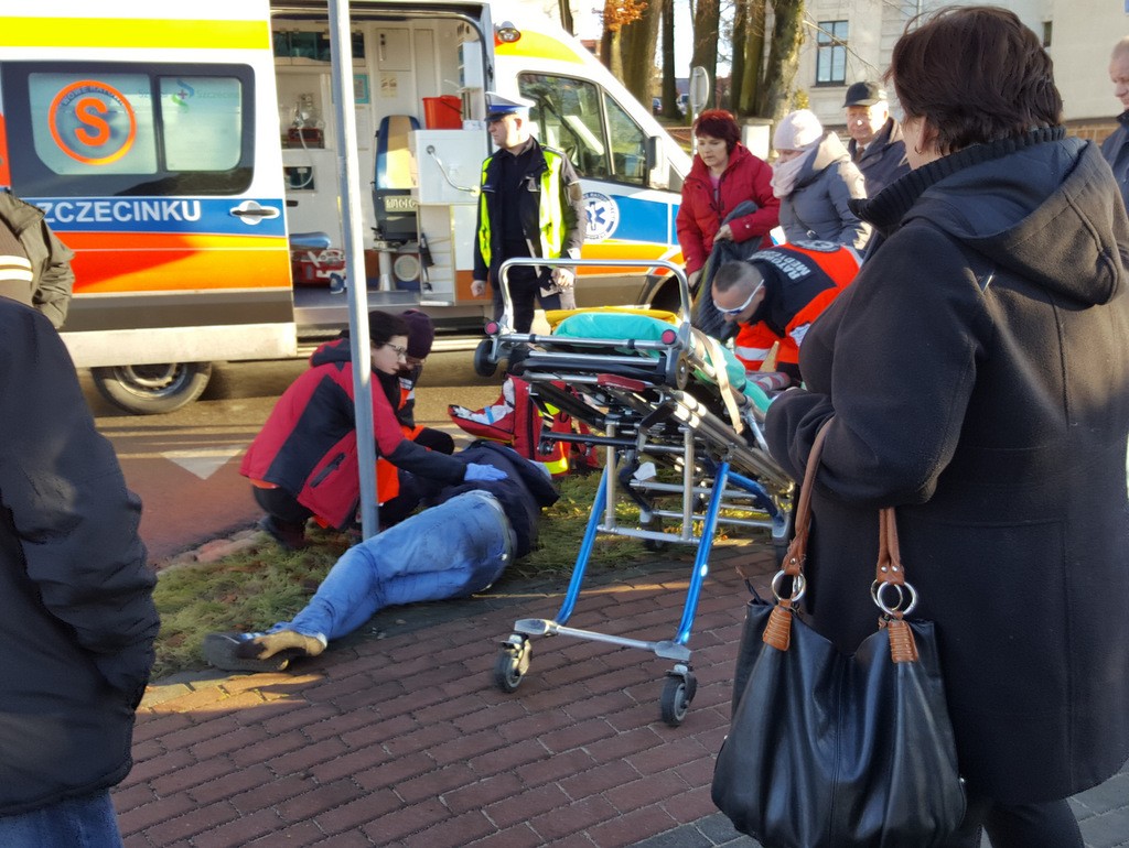 Potrącenie motorowerzysty na ul. 28 Lutego