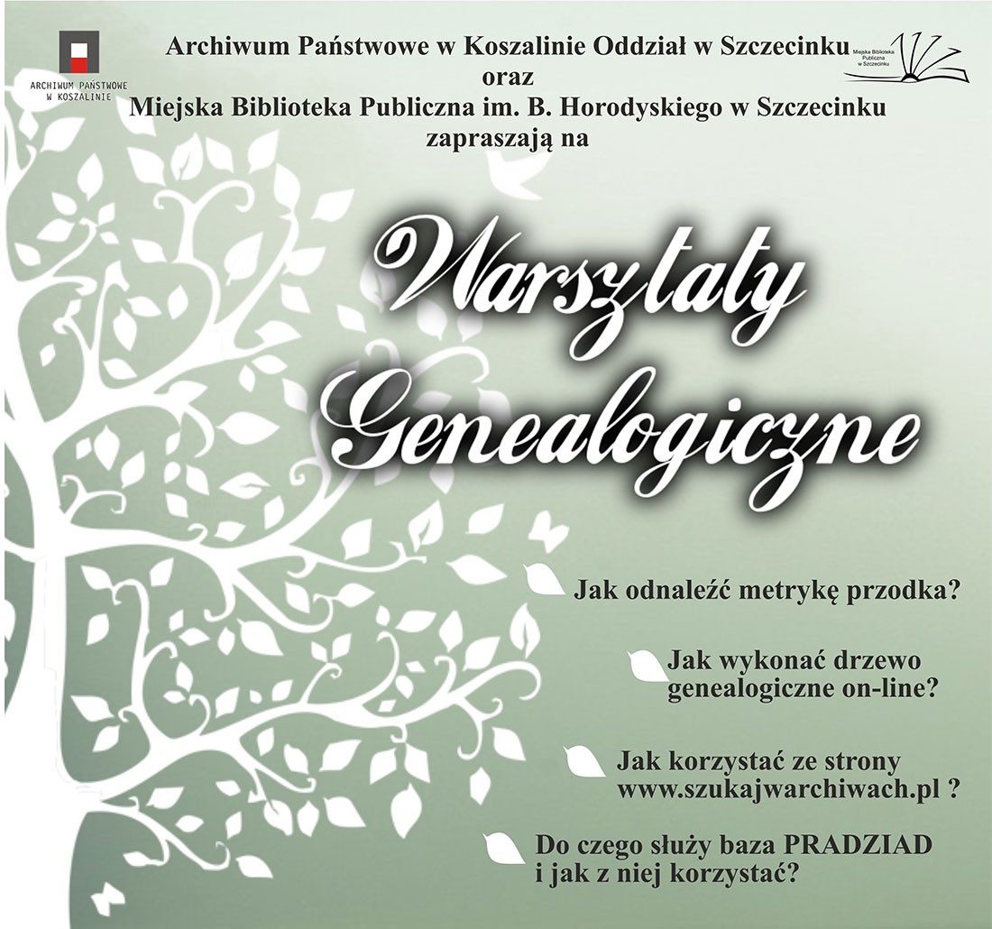 Znajdź swojego przodka! Zaproszenie na warsztaty