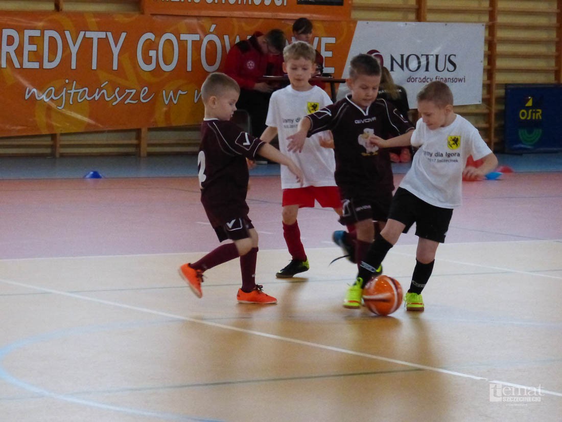 120 małych piłkarzy zagrało dla Igora. Zebrano 3500 złotych!