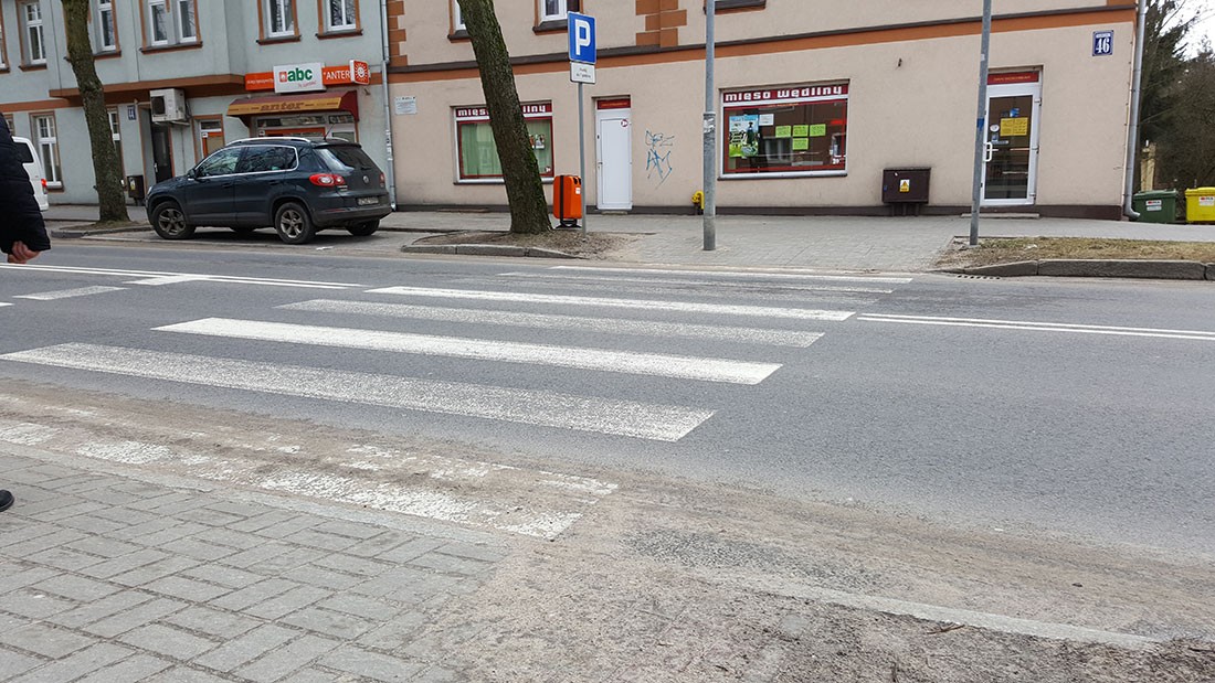 Potrącona na pasach sama zgłosiła się na pogotowie