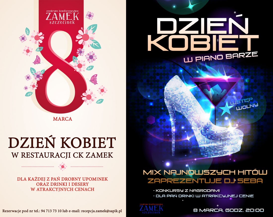 Dzień Kobiet w CK Zamek. Zaproszenie