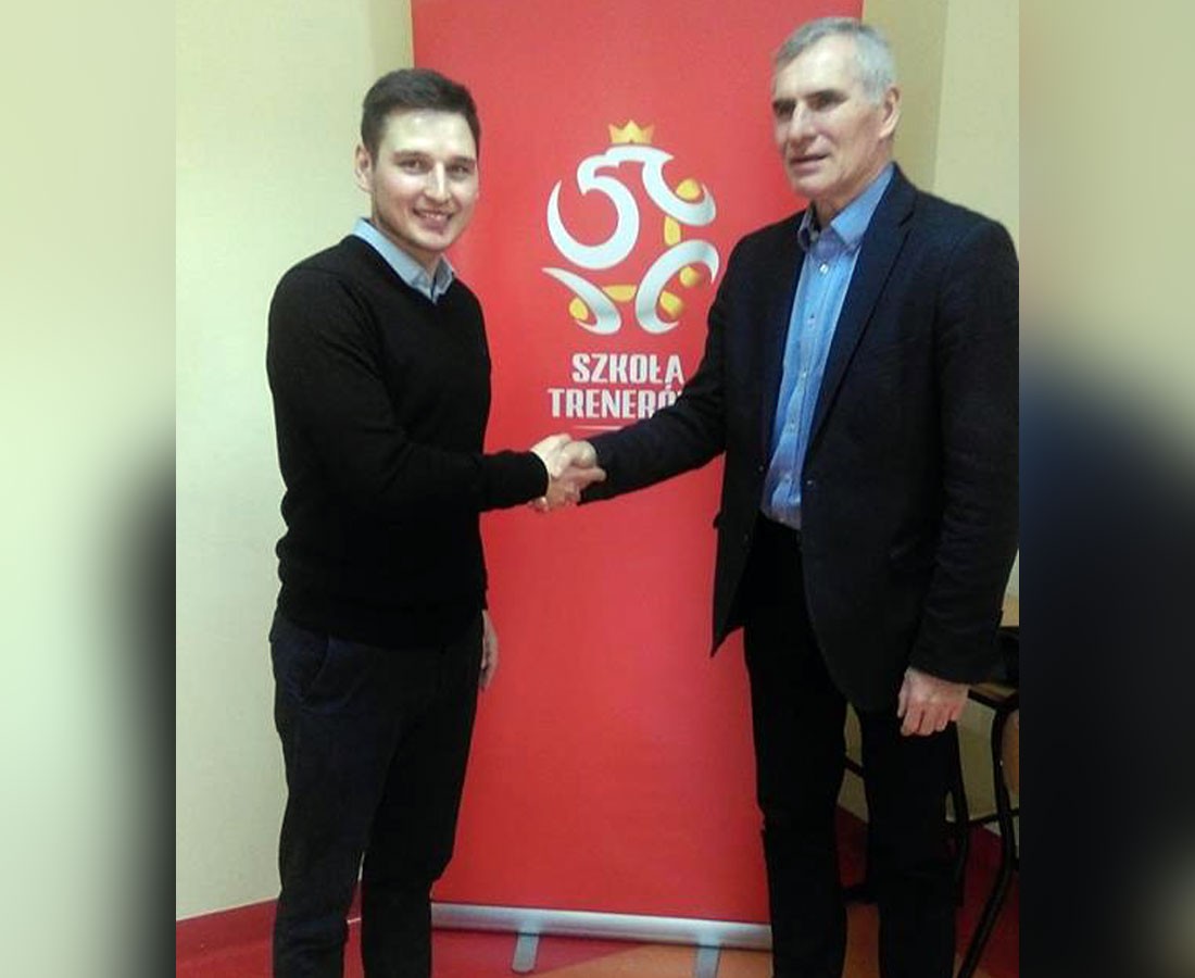 Karol Sadzik z kursem UEFA A!