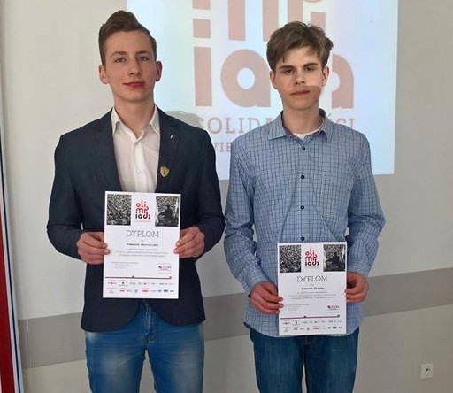 Sukcesy uczniów z I LO na Olimpiadzie Solidarności