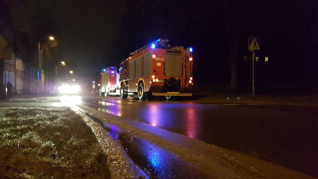 Zadymienie na Kamiennej 10