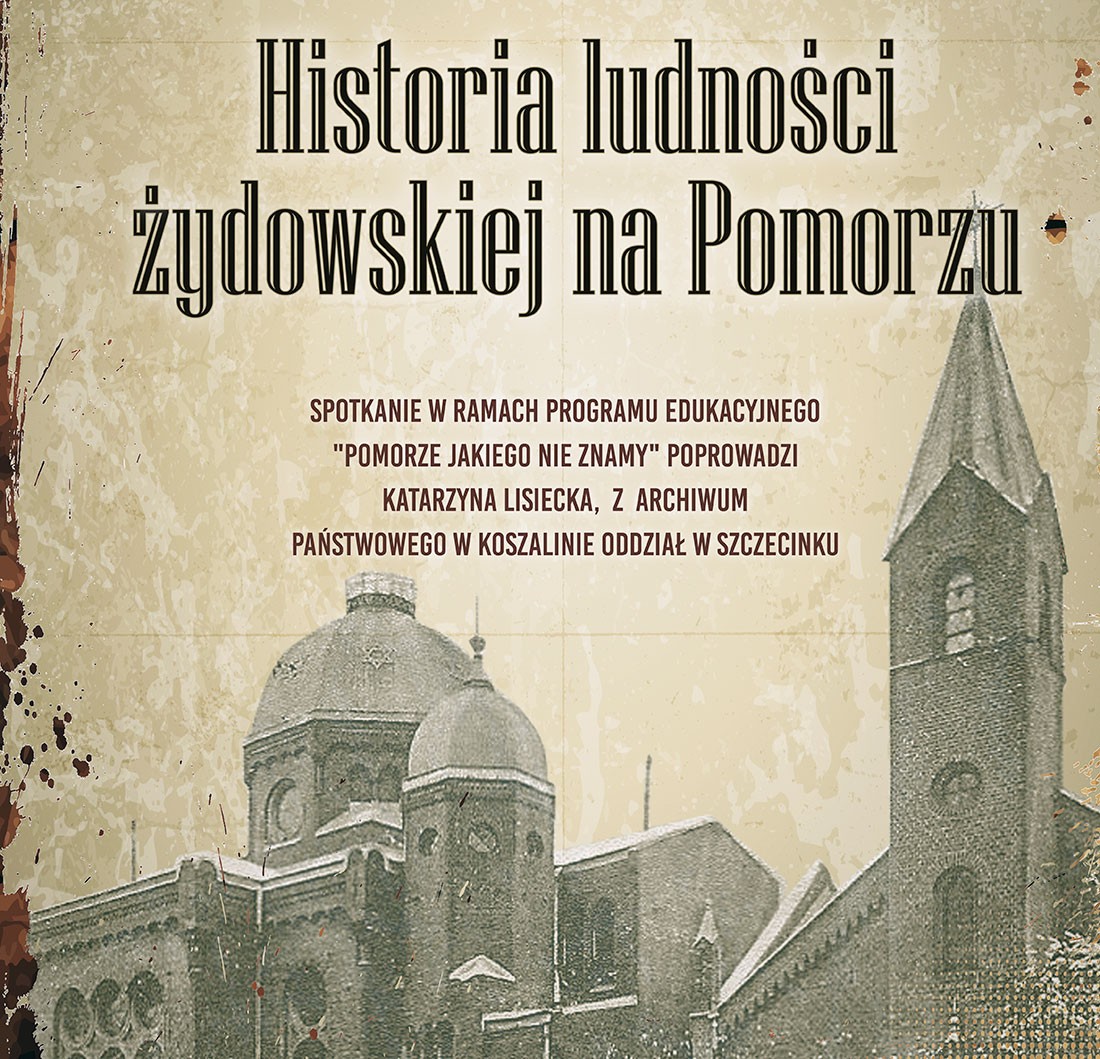 Historia ludności żydowskiej na  Pomorzu. Zaproszenie
