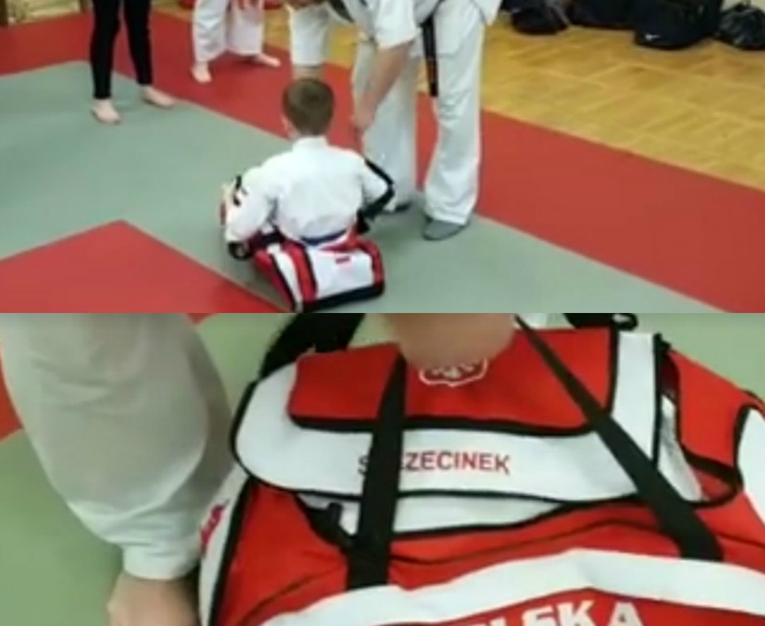 Prawdziwy karateka czai się nawet w torbie