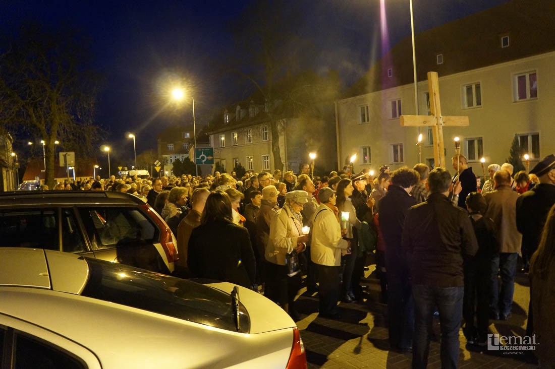 Dwa martwe borsuki na Mysiej, krzyki podczas procesji