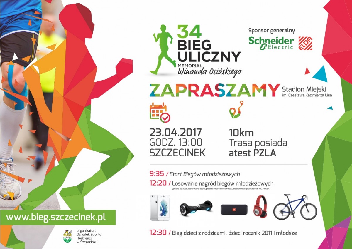 34 Bieg Osińskiego. Godziny, trasy, starty. Cały plan imprezy