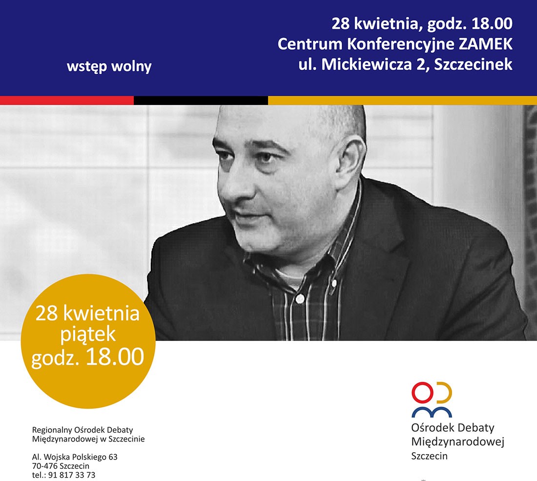 Tadeusz Płużański w Szczecinku. Zaproszenie na wykład