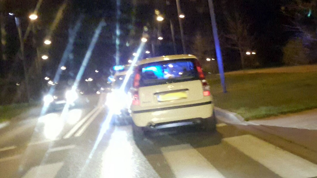 Fiat uciekał ulicami Szczecinka