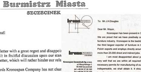 Pisze Kaindl do burmistrza – burmistrz pisze do Kaindla