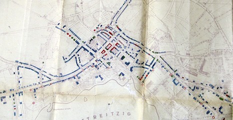 Oto dowód zniszczeń miasta po zdobyciu w 1945 r.
