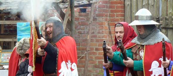 Rycerstwo stanęło w Drahimiu - walczyli o Skarb Templariuszy