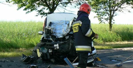 Tragedia na „dwudziestce” – zginął motocyklista