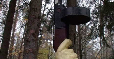 Jeden z symboli Bornego Sulinowa - cmentarz z pepeszą