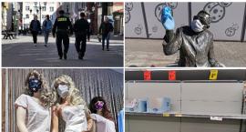Panika, kolejki do sklepów i maseczki. Tak wyglądał początek epidemii w Szczecinku