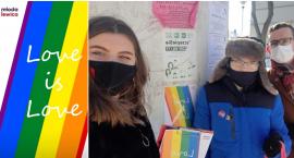 Tęczowo w Szczecinku. Młoda Lewica w akcji Love is Love
