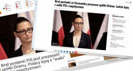 Walka z nepotyzmem w PiS? Wyborcza i NaTemat przypominają o Małgorzacie Golińskiej