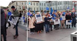 Po wyroku TK - protest także w Szczecinku. „Chcemy być w Unii Europejskiej!”