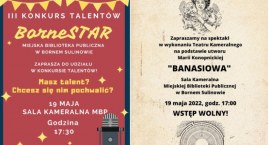 Spektakl „Banasiowa” i Konkurs Talentów. Zaproszenie