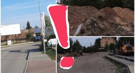 Co to? Duże składowisko drzewne na Wiśniowej. Mieszkańcy już się obawiają