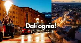 Baloniarze rozświetlili ulice Szczecinka