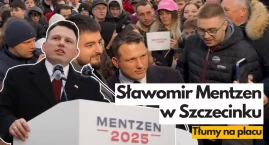 Sławomir Mentzen w Szczecinku. „Polski rząd to jest rząd frajerów”