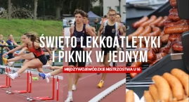 Zdjęcie przedstawia: Młodzi lekkoatleci startowali w Szczecinku, był też piknik