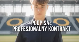 Zdjęcie przedstawia: Grzegorz Bakuła podpisał profesjonalny kontrakt z Pogonią Szczecin!