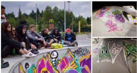 Graffiti na Skateplazie w Szczecinku. Obiekt zyskał nowy wygląd