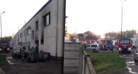 Chwile grozy na ul. Pilskiej w Szczecinku. Ogień w dużym zakładzie