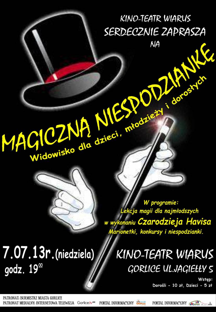 07.07.2013 - Magiczna Niespodzianka w kino-teatrze Wiarus